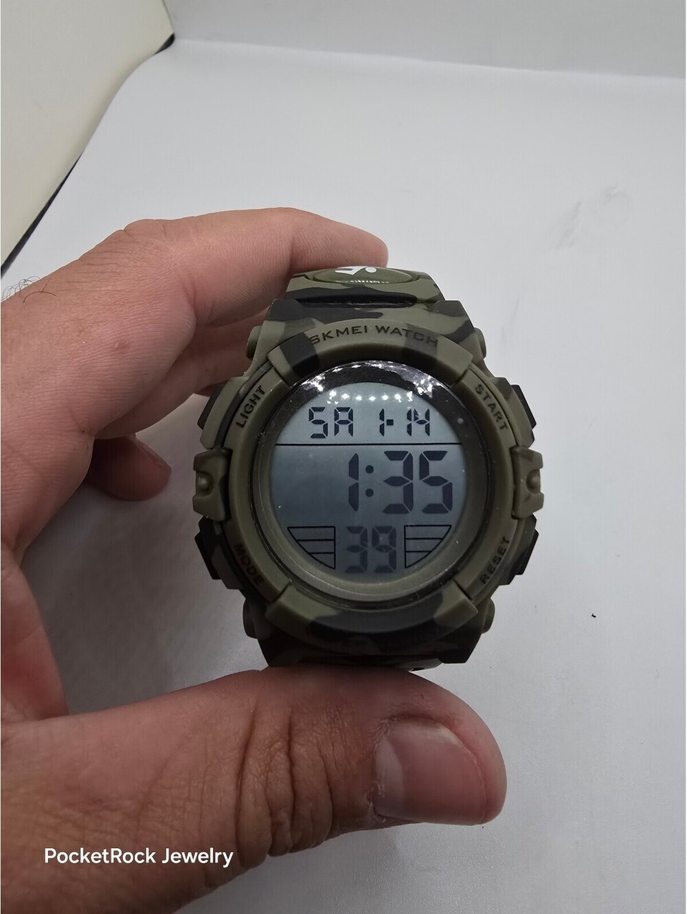 SKMEI Men’s Digital Quartz Camo Sport Watch, Alarm/Chrono, 50 m